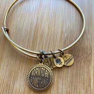 Alex and Ani “Born to be Something” Charm Bangle